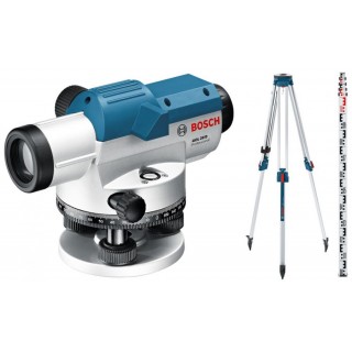 Оптичен нивелир BOSCH GOL 26 G +BT 160 + GR 500